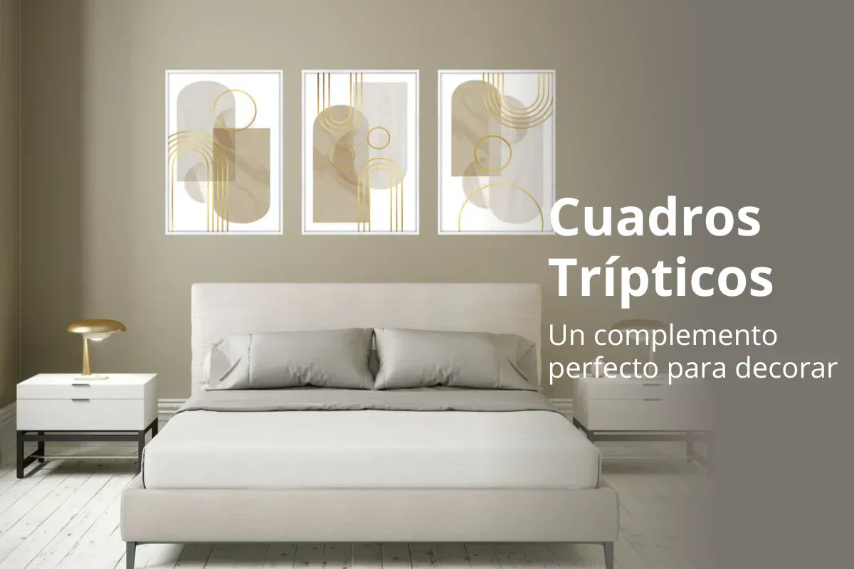 Cuadros tripticos decorativos