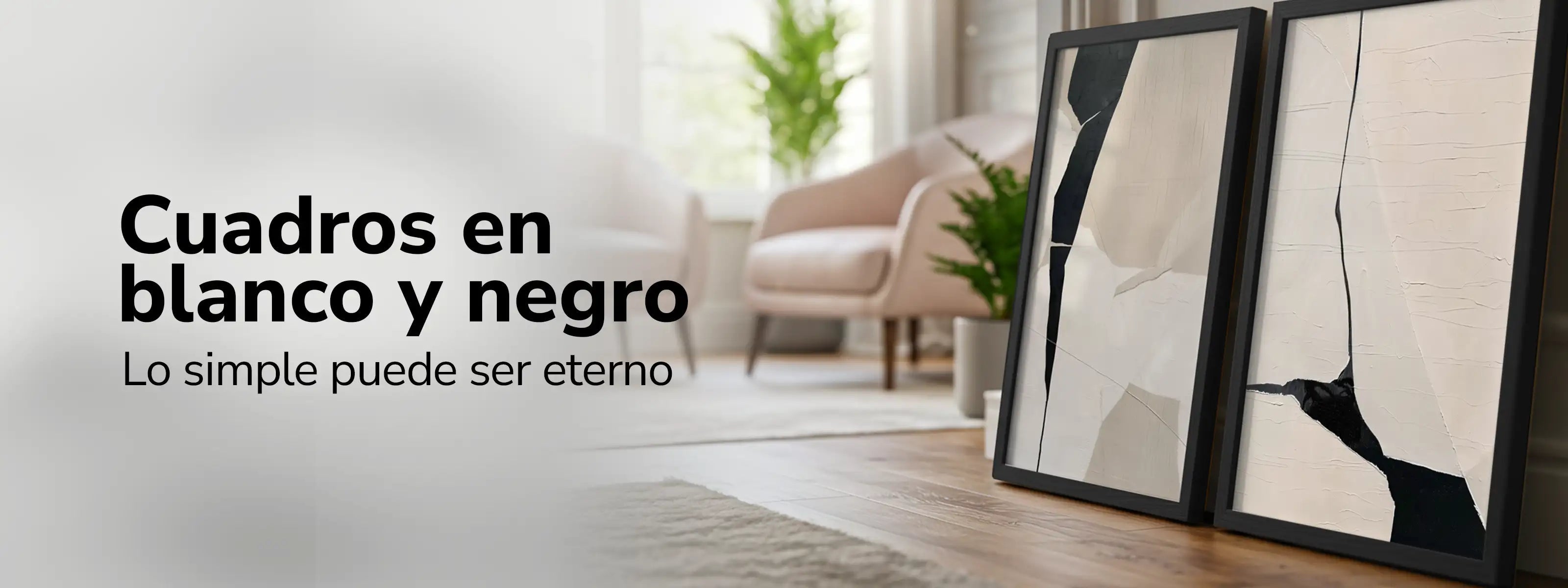 Cuadros en blanco y negro - DekoArte