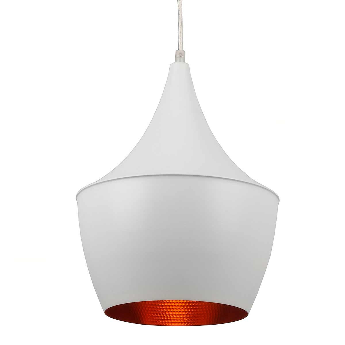 Lámpara de techo lineal blanca 3 luces | Diseño simétrico elegante