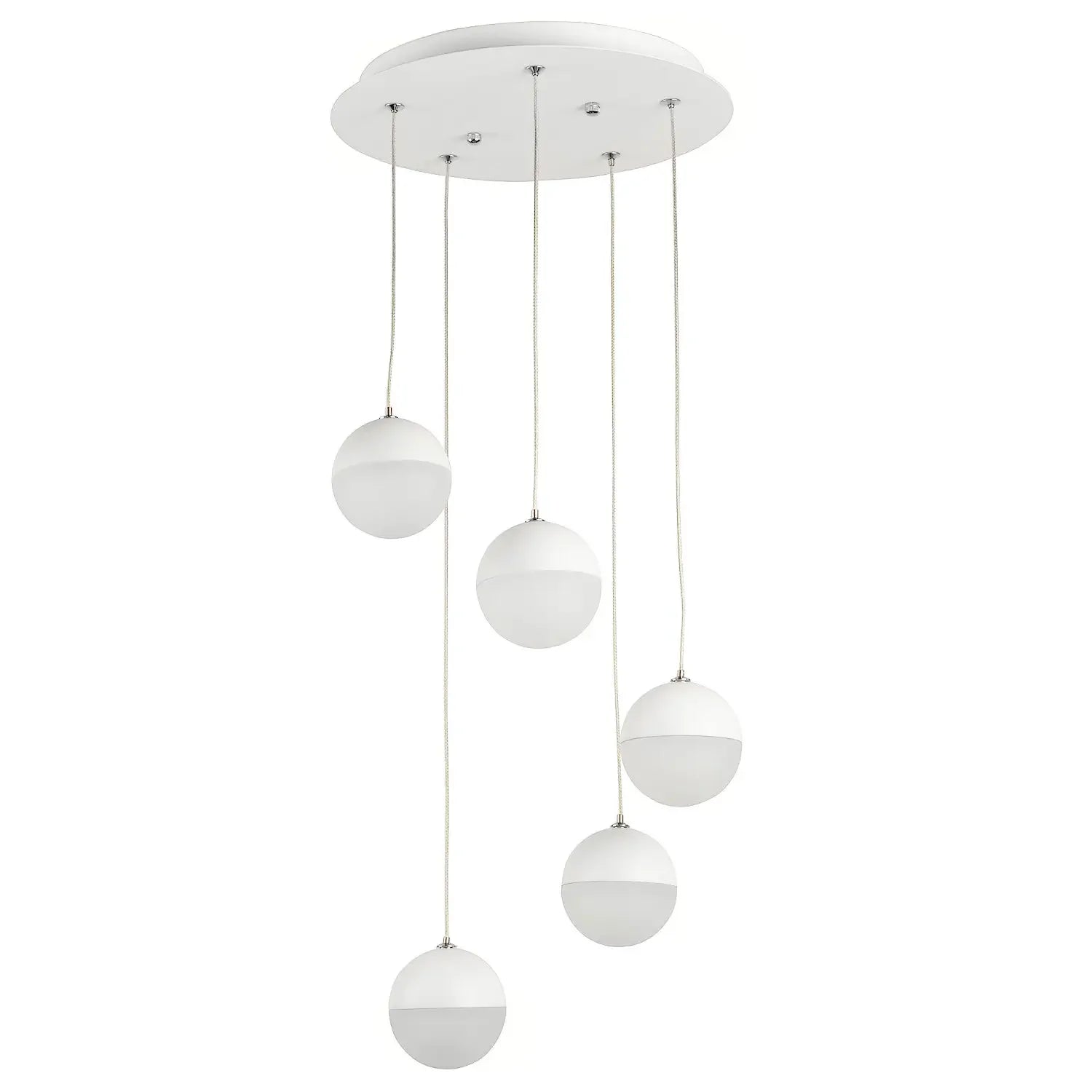 Lámpara de techo LED 5 luces | Color blanco