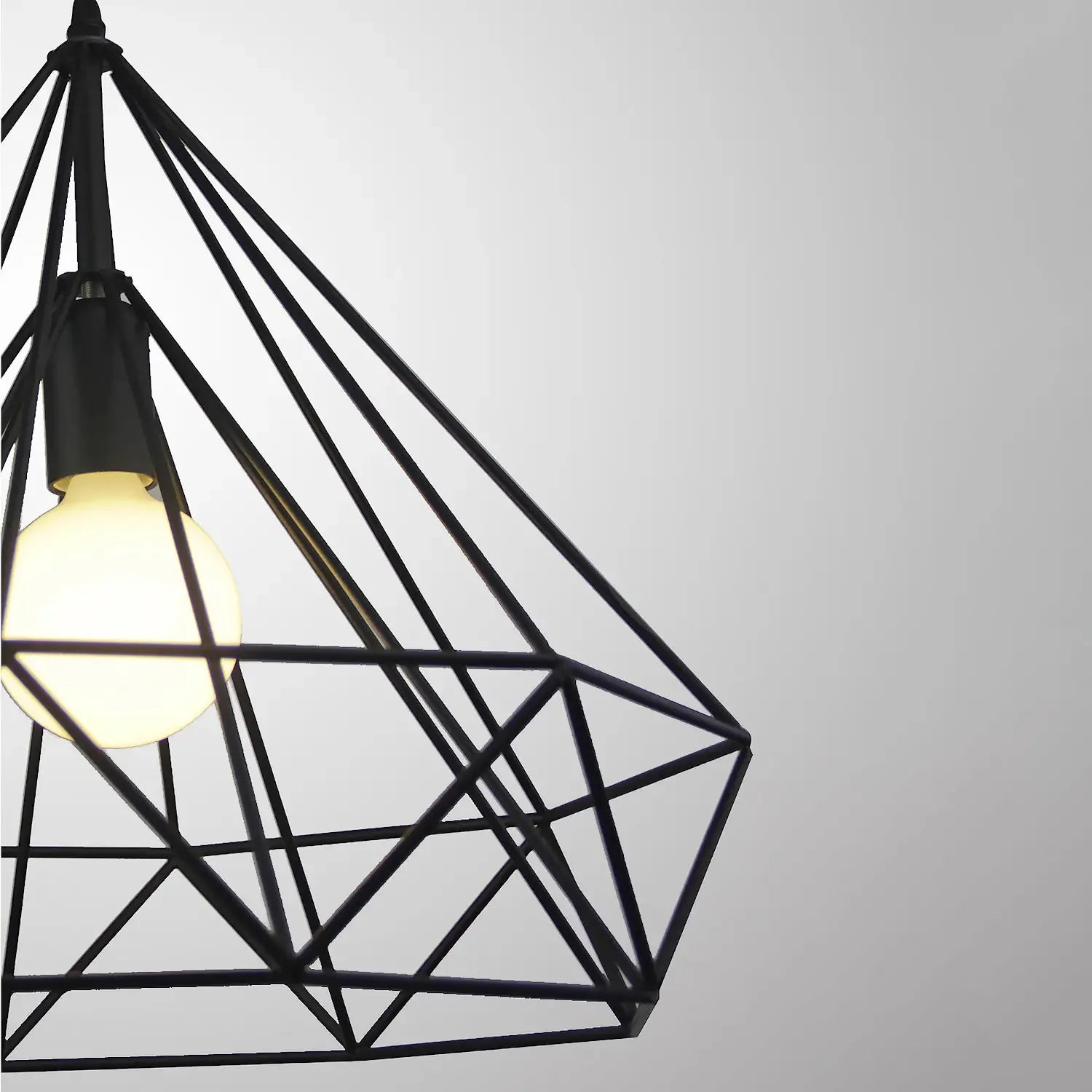 Lámpara de techo industrial de 1 luz | Diseño Único
