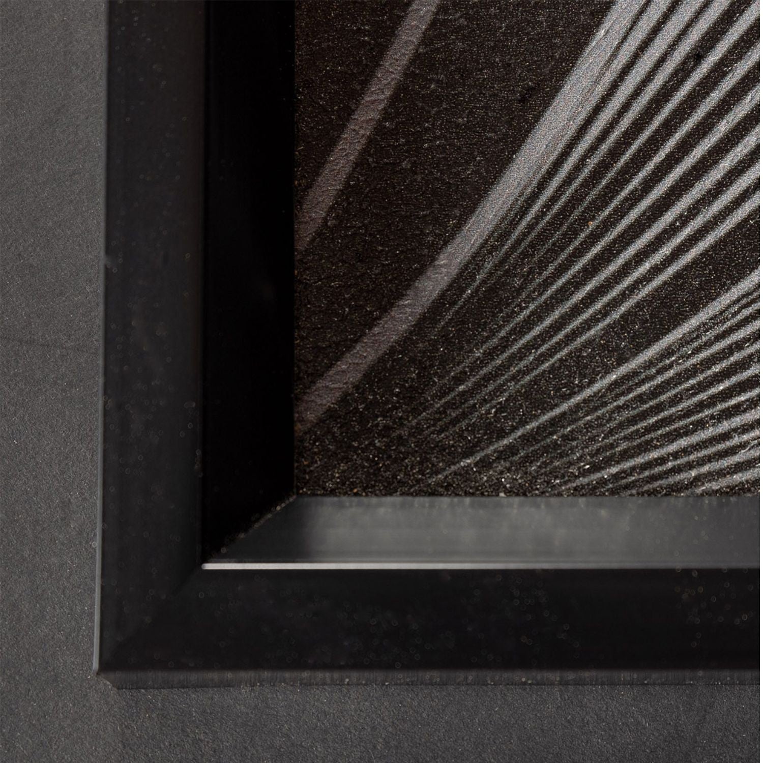 Marco de madera negro