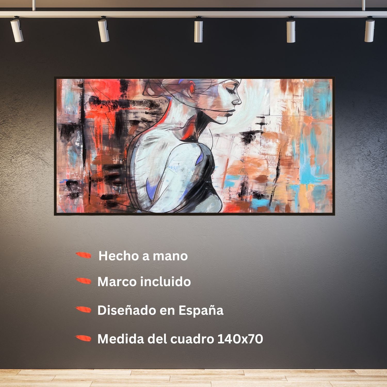 Cuadro pintado a mano