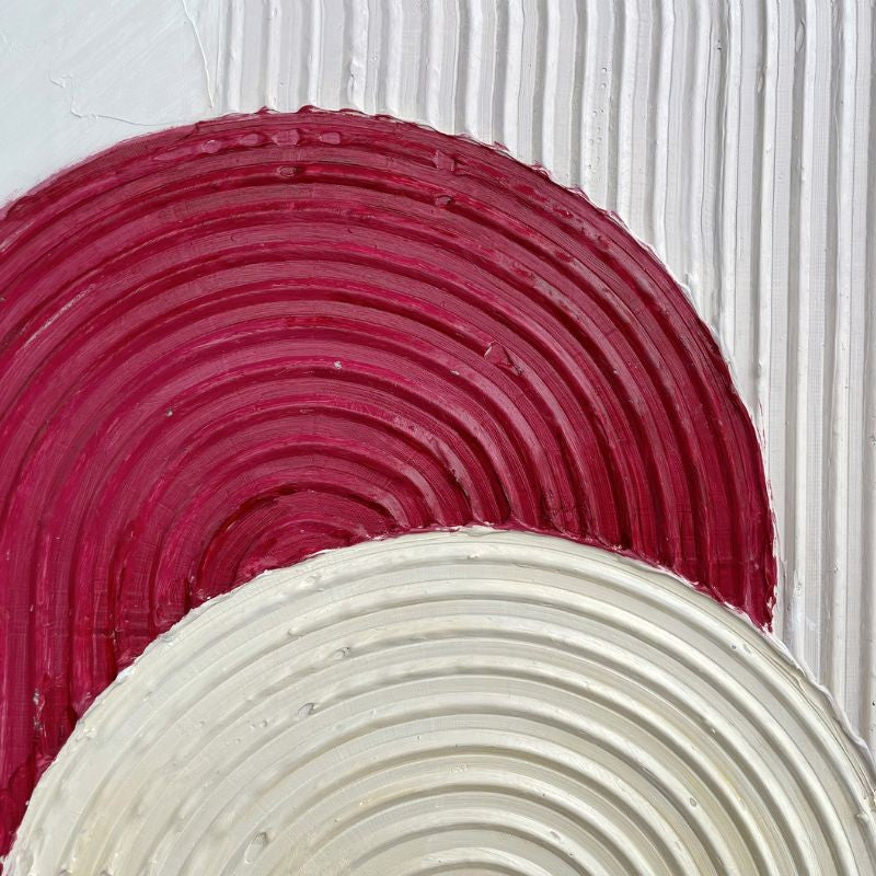 Cuadro en relieve con marco de madera