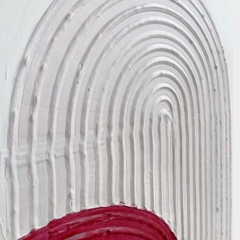 Cuadro en relieve con marco de madera