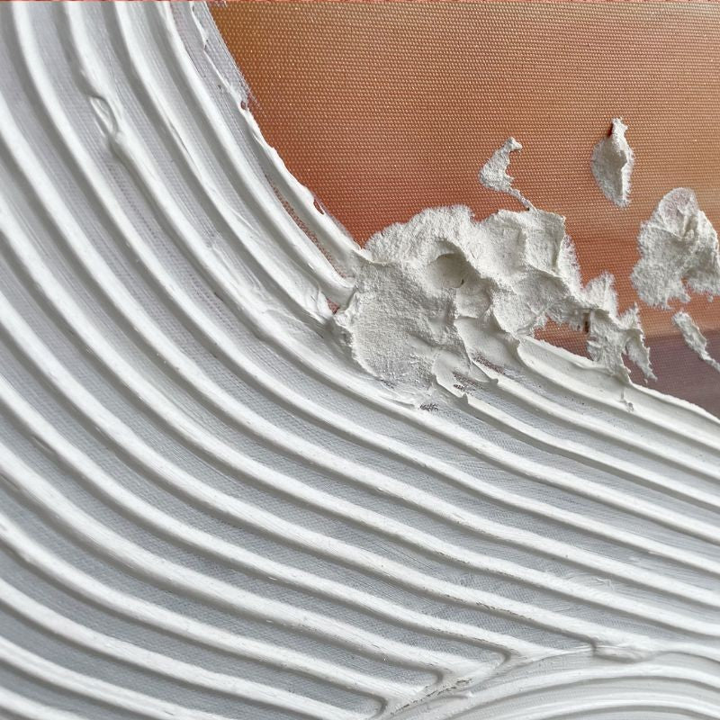 Cuadro en relieve con marco de madera