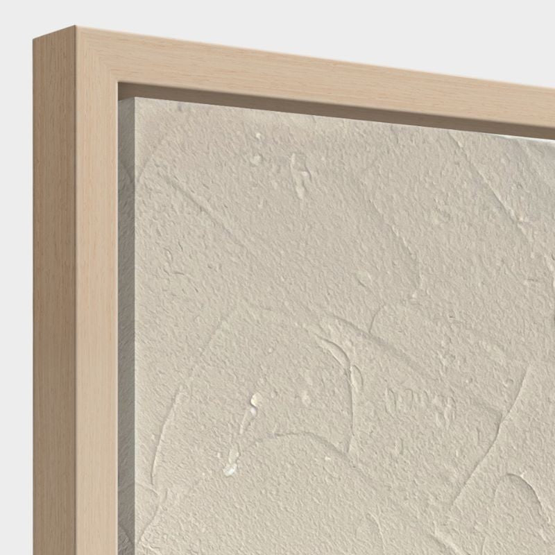 Cuadro en relieve con marco de madera