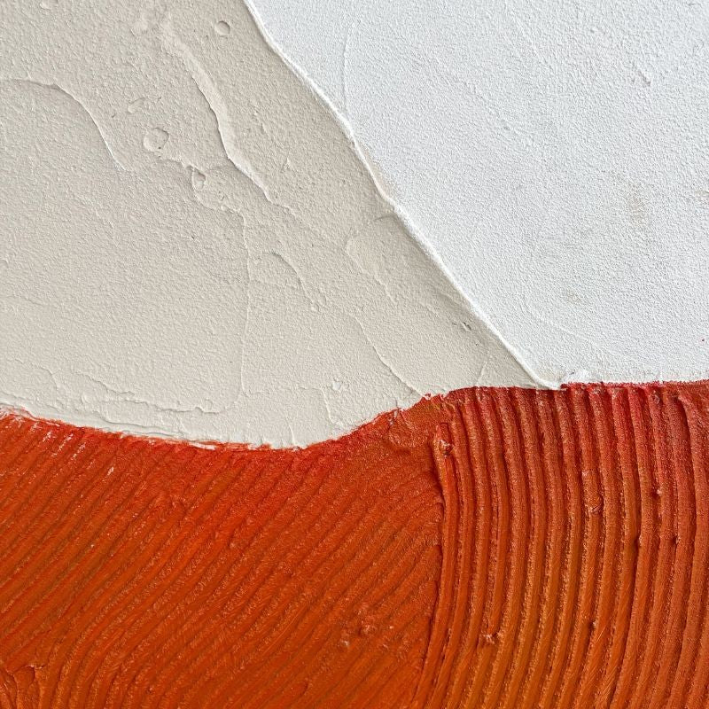 Cuadro en relieve con marco de madera