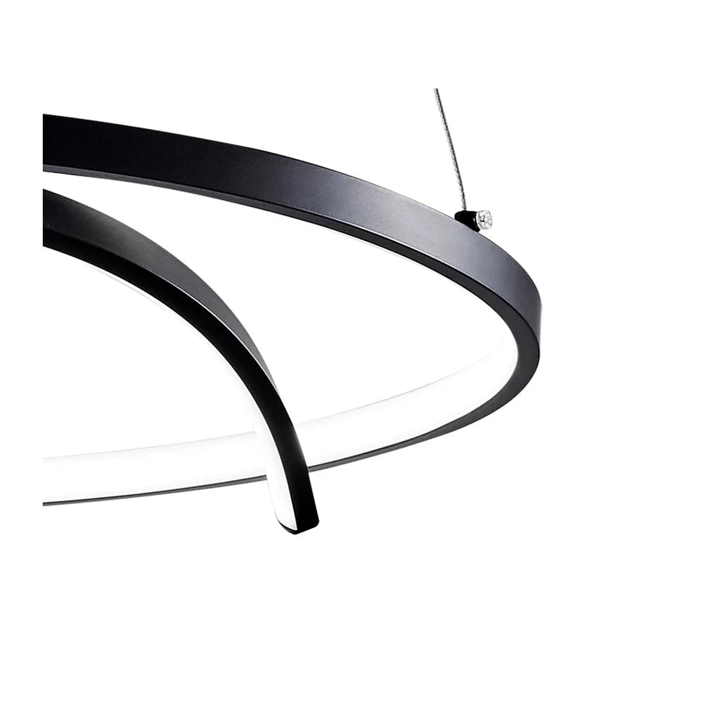 Lámpara de techo LED negra | Minimalista
