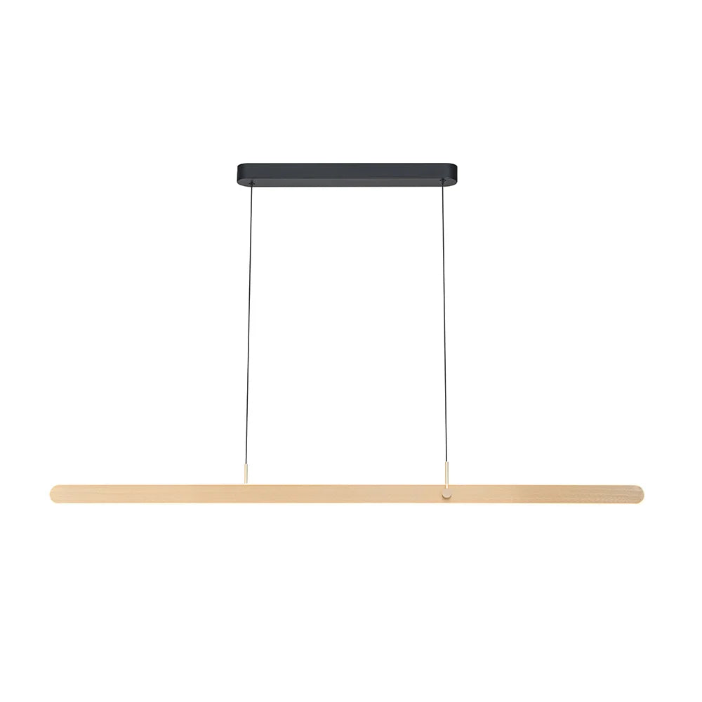 Lámpara colgante LED dorada | Diseño contemporáneo