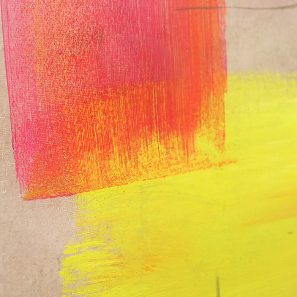 Cuadros alegres abstractos | Pintado a mano