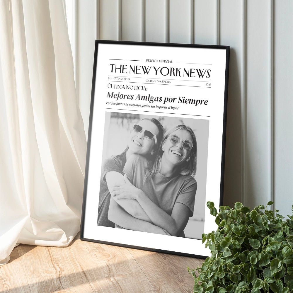Cuadros personalizados con fotos para mejores amigas