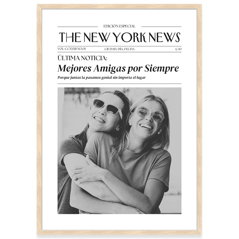 Cuadros personalizados con fotos para mejores amigas