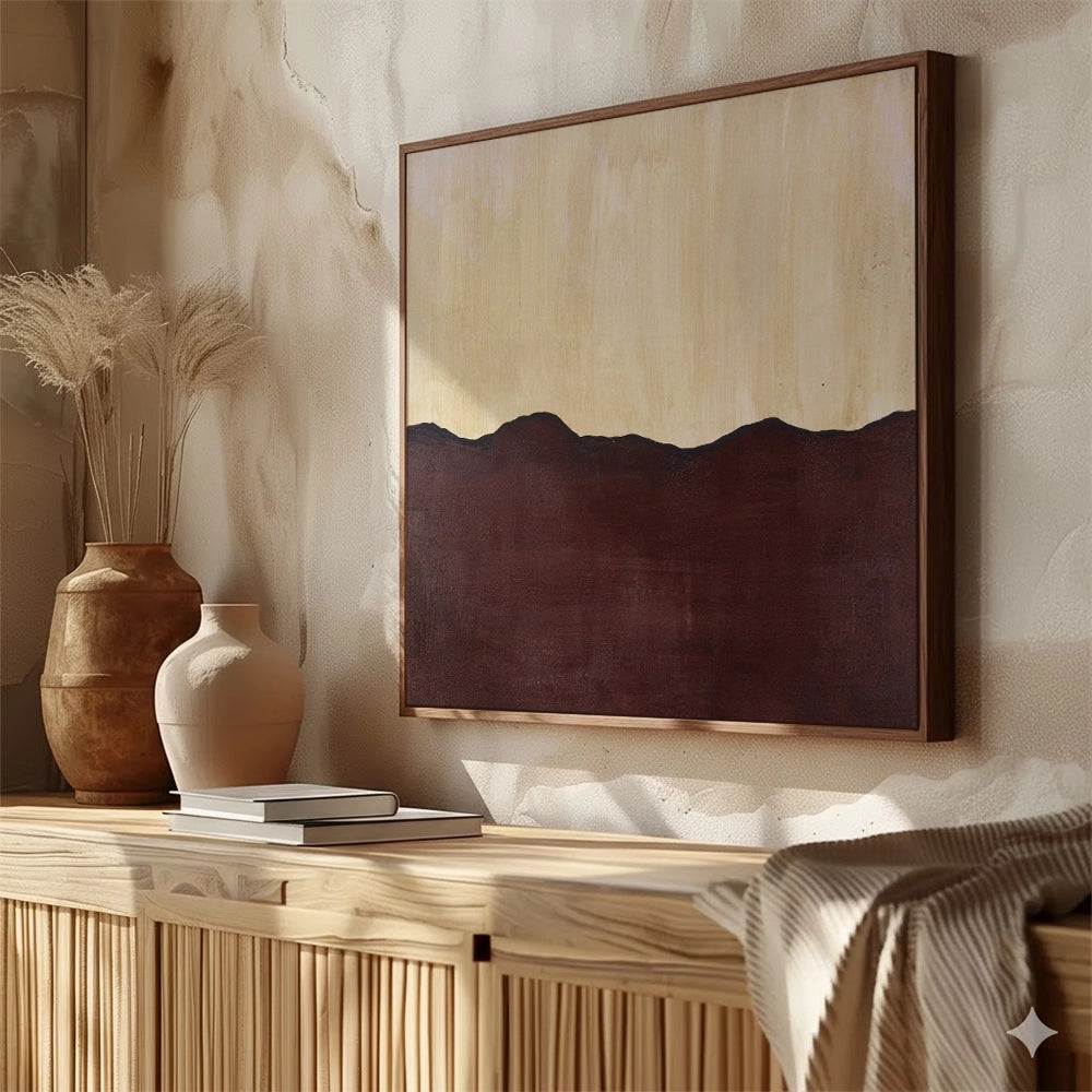 Cuadro con Colores Cálidos | Pintado a mano