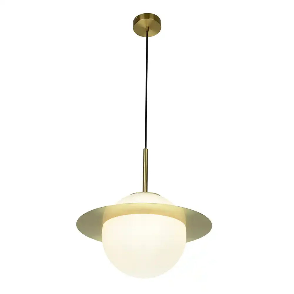 Lámpara de techo comedor en latón cepillado