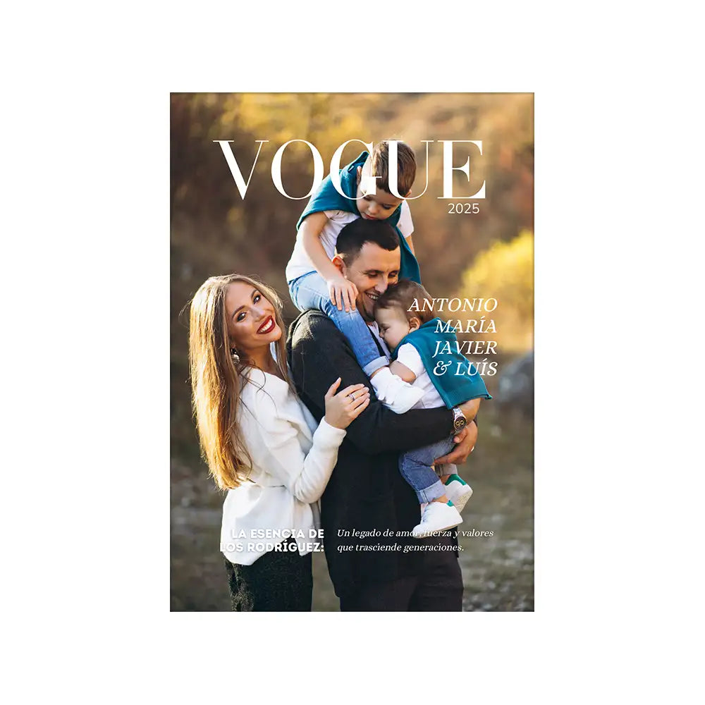 Cuadro personalizado con fotos para familia