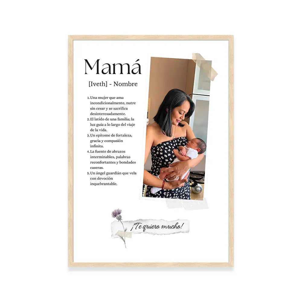 Cuadro personalizado con fotos para regalar
