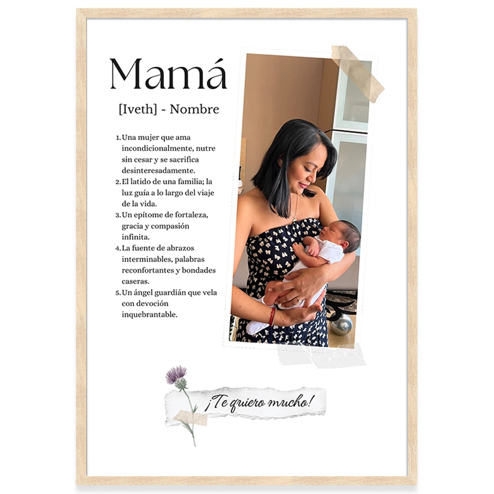 Cuadro personalizado con fotos para regalar