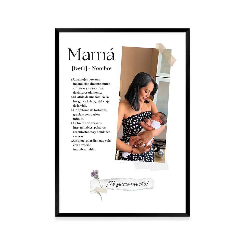 Cuadro personalizado con fotos para regalar