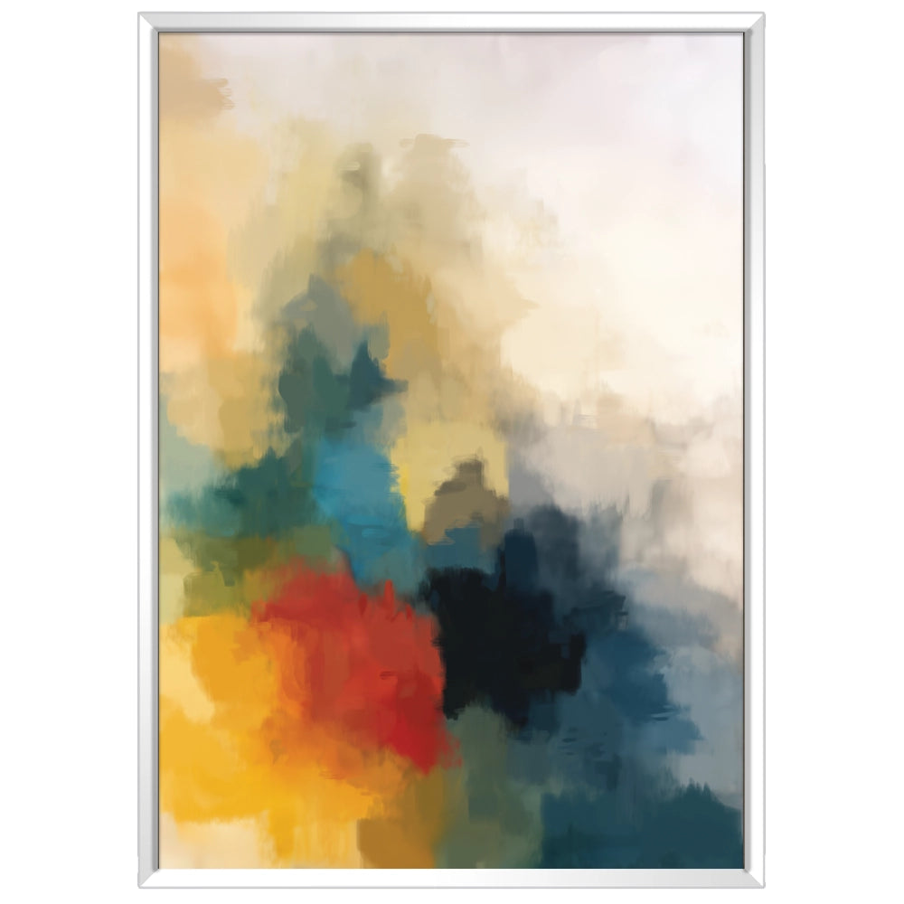 Cuadro abstracto con colores vibrantes | Energía visual moderna