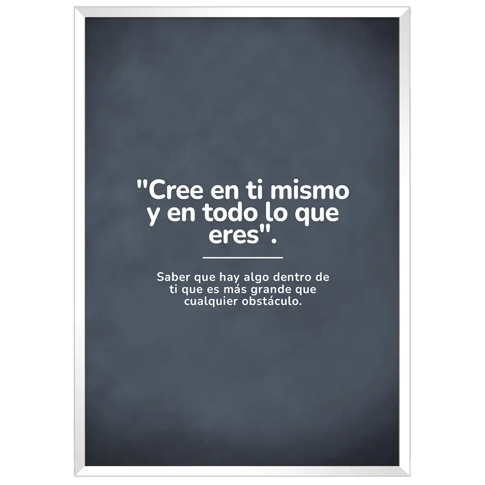 Cuadro personalizado con frase | Minimalista y único