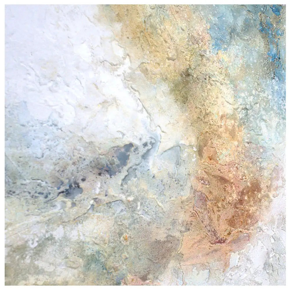 Cuadro pintados con acrilico abstracto con textura mineral