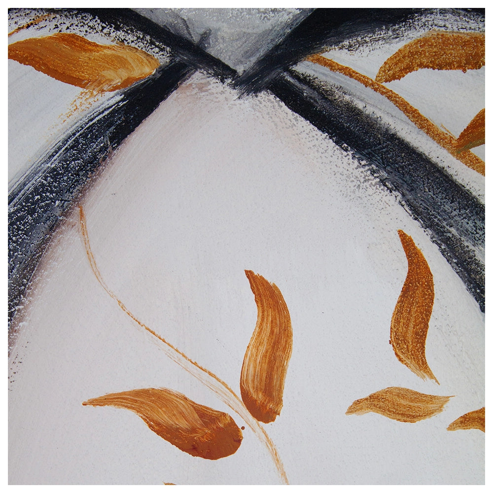 Cuadro de las meninas en tonos neutros y bronce