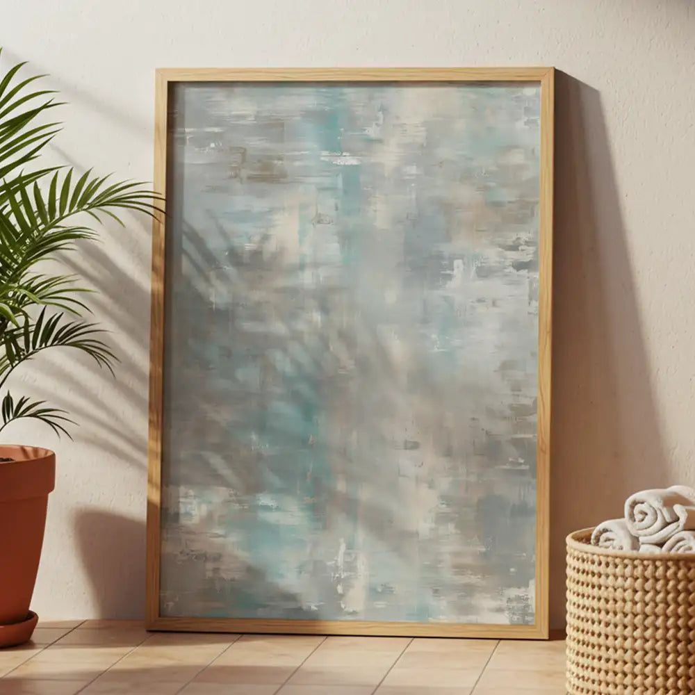 Cuadro abstracto en tonos suaves | Brisa visual y equilibrio