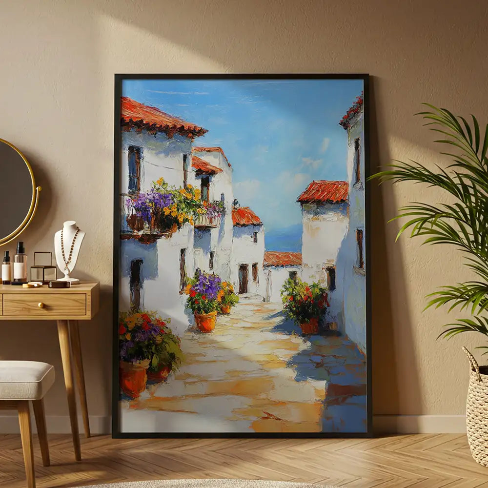 Cuadro andaluz moderno inspirado en cuadros españoles
