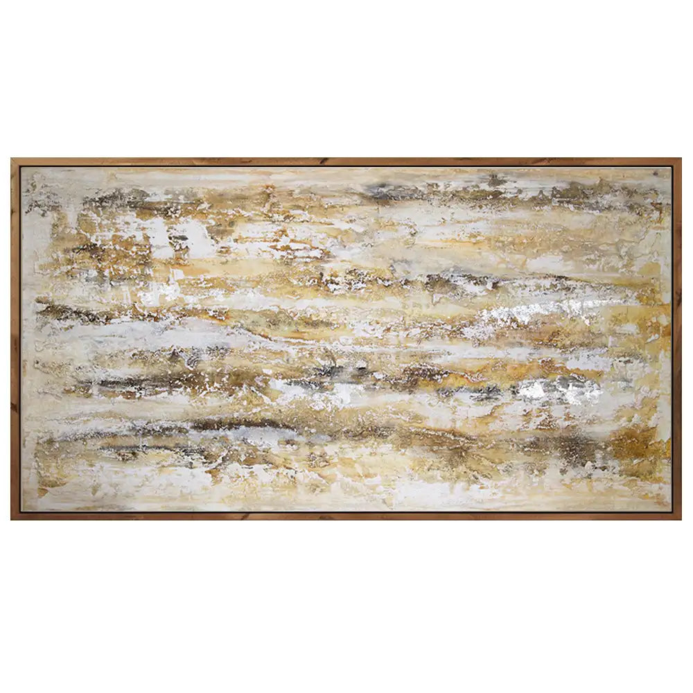 Cuadro abstracto moderno pintado a mano en acrílico
