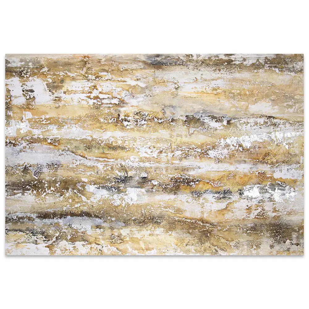 Cuadro abstracto moderno pintado a mano en acrílico