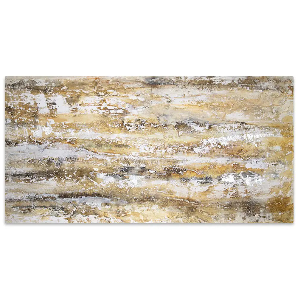 Cuadro abstracto moderno pintado a mano en acrílico