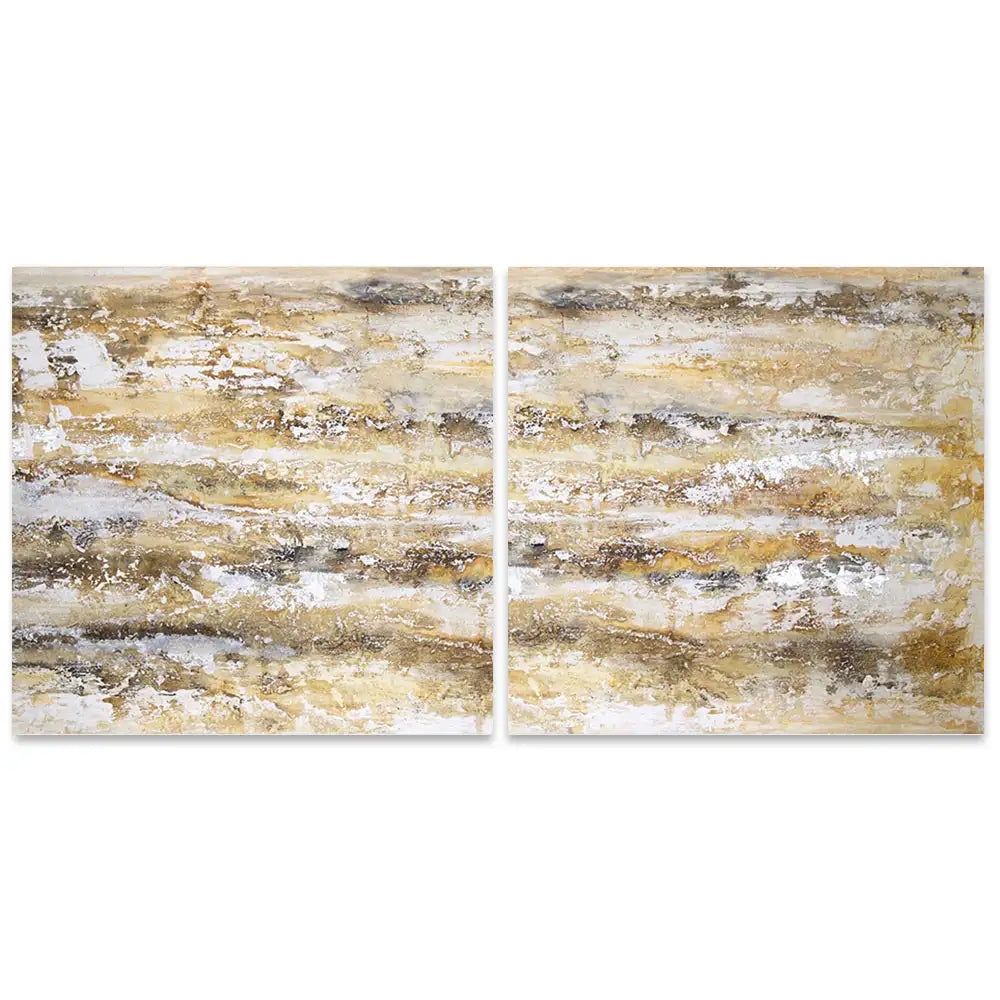 Cuadro abstracto moderno pintado a mano en acrílico
