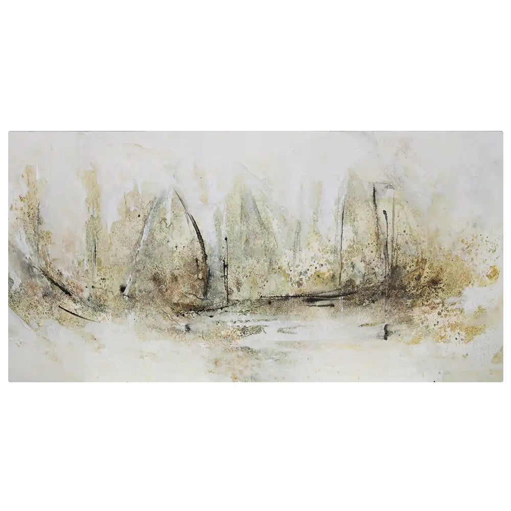 Cuadro abstracto pintado a mano en acrílico | Arte moderno