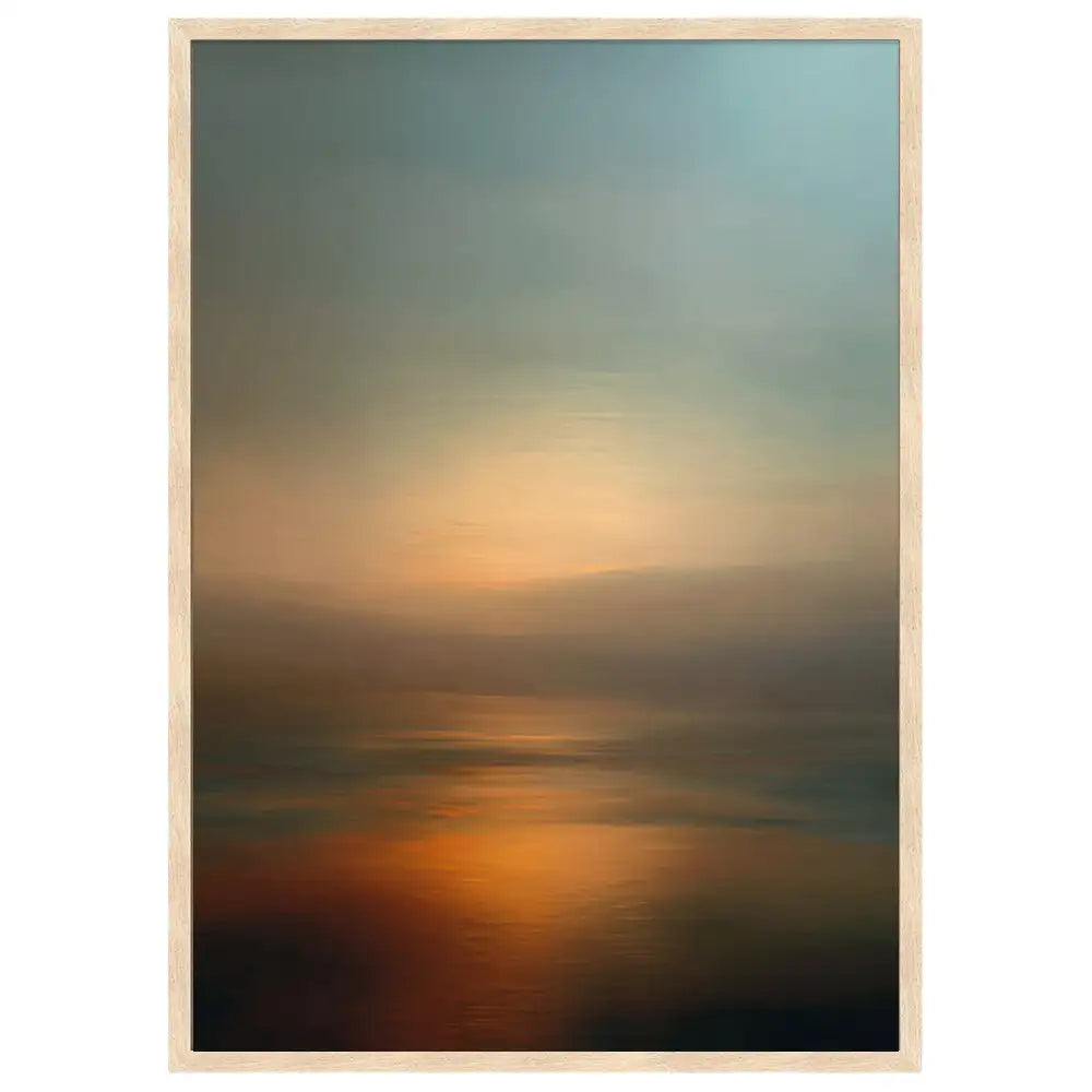 Láminas enmarcadas del atardecer | Tonos profundos