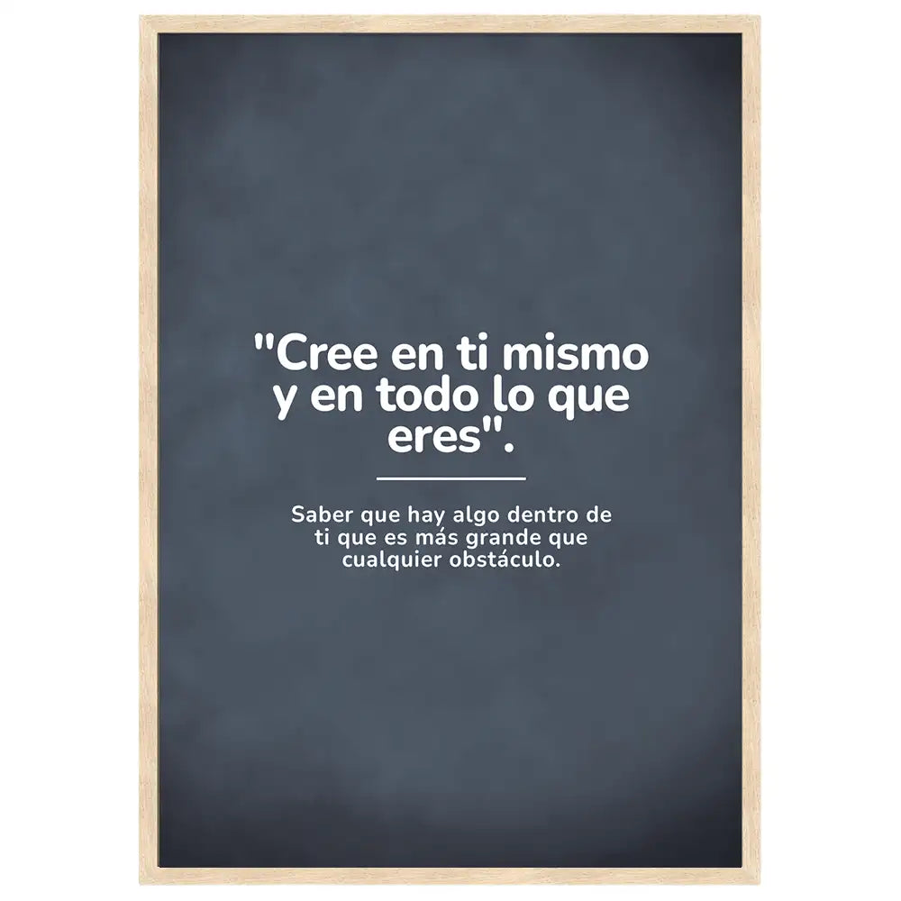 Cuadro personalizado con frase | Minimalista y único