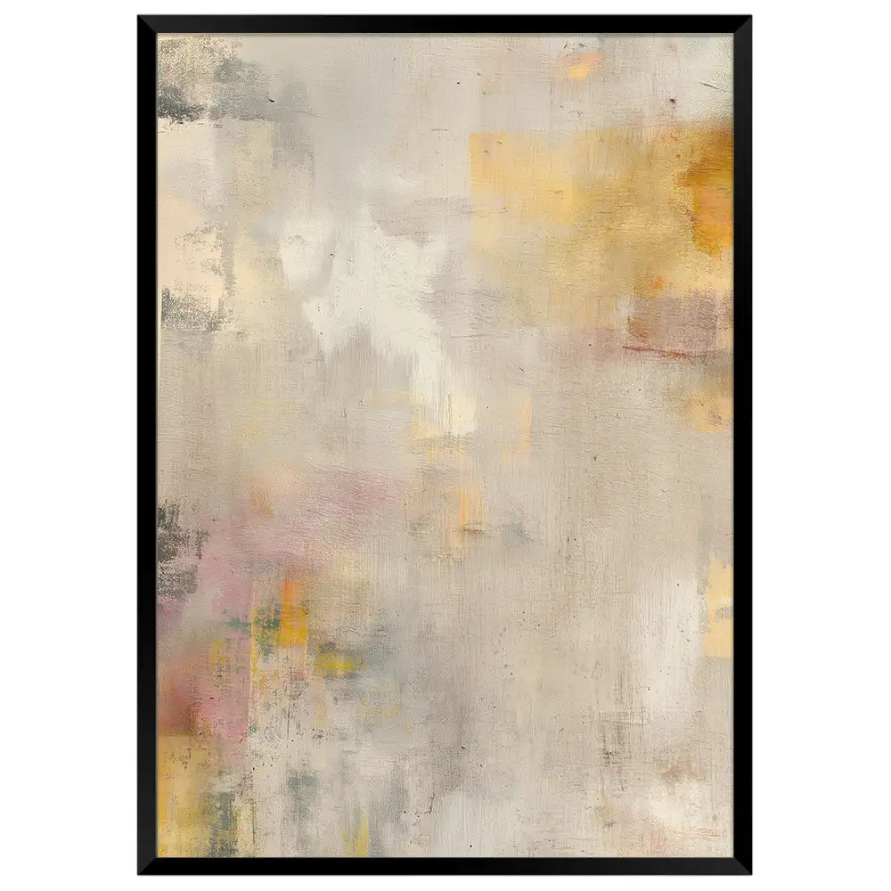 Cuadro abstracto en tonos cálidos | Luz suave para tu hogar