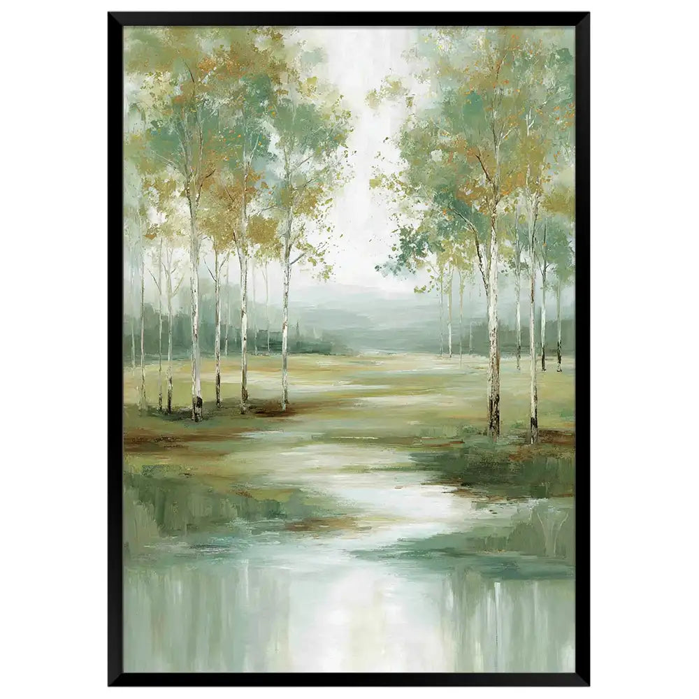 Cuadros de paisajes hermosos y serenos | Estilo Minimalista