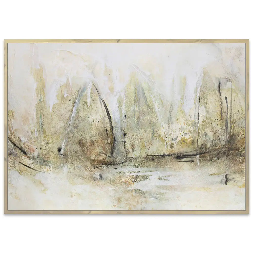 Cuadro abstracto pintado a mano en acrílico | Arte moderno