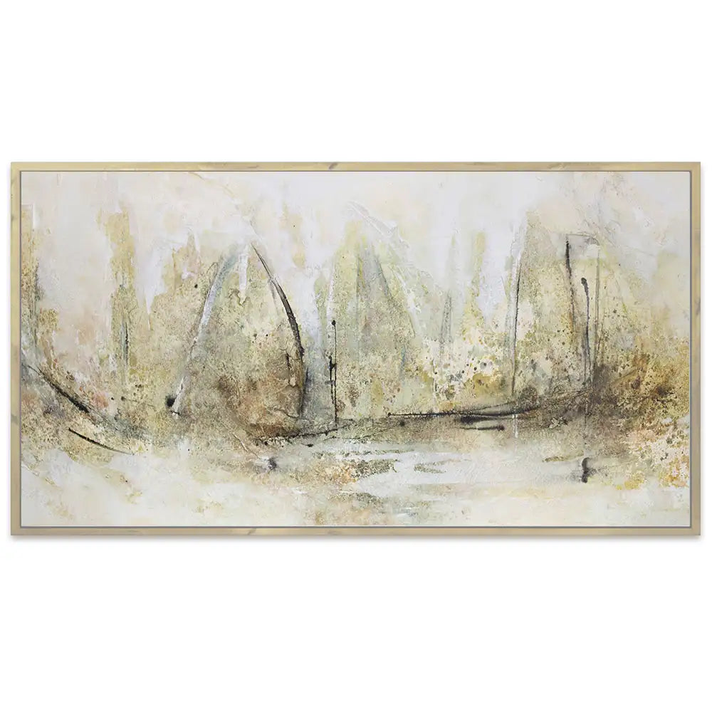 Cuadro abstracto pintado a mano en acrílico | Arte moderno
