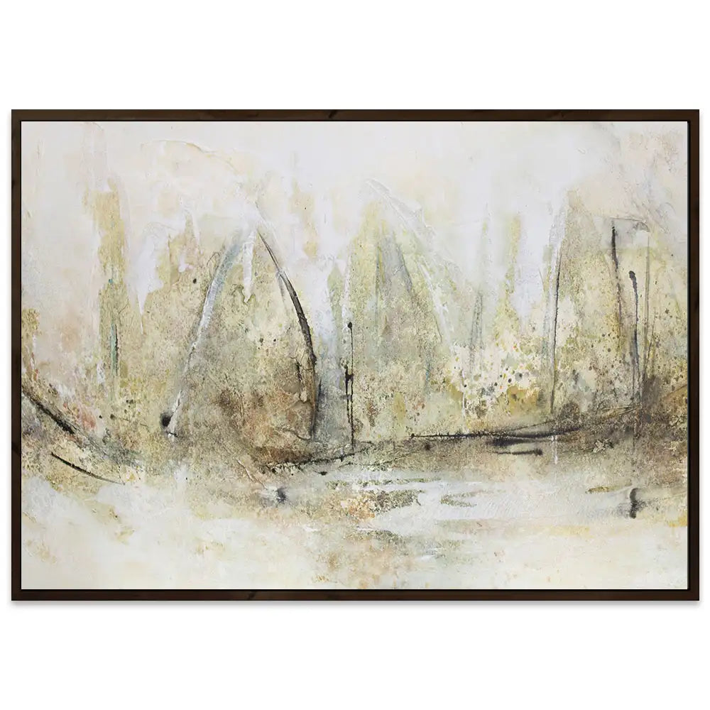 Cuadro abstracto pintado a mano en acrílico | Arte moderno