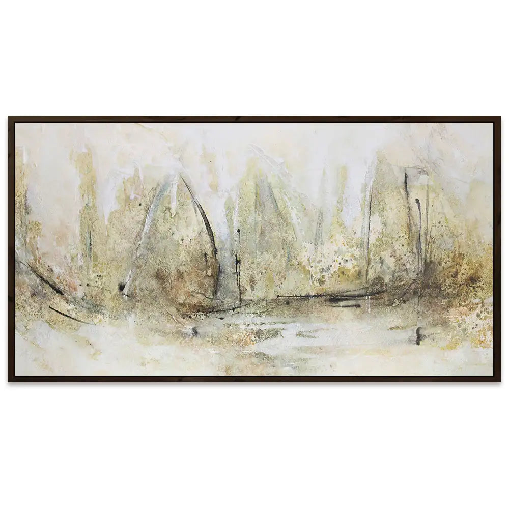 Cuadro abstracto pintado a mano en acrílico | Arte moderno