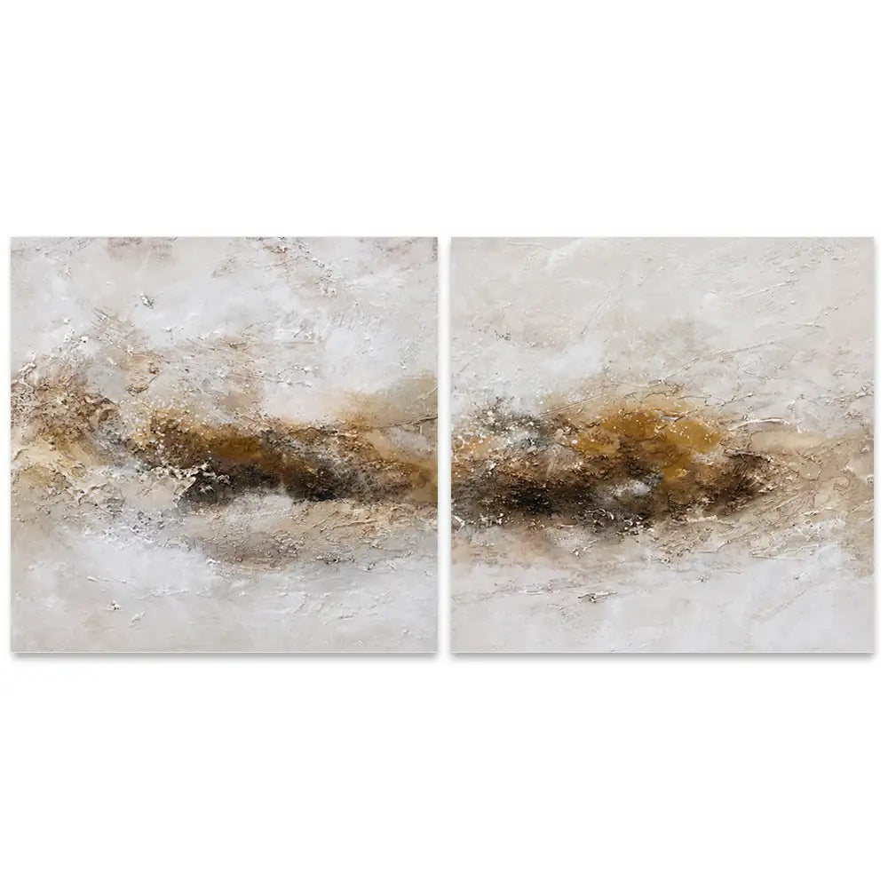 Cuadro abstracto elegante pintado a mano