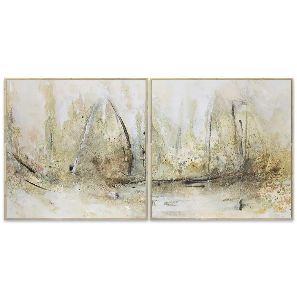 Cuadro abstracto pintado a mano en acrílico | Arte moderno