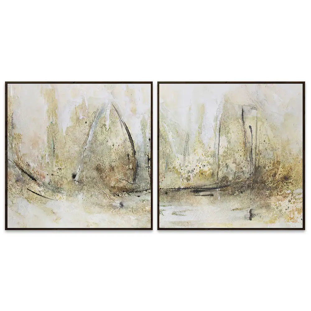 Cuadro abstracto pintado a mano en acrílico | Arte moderno