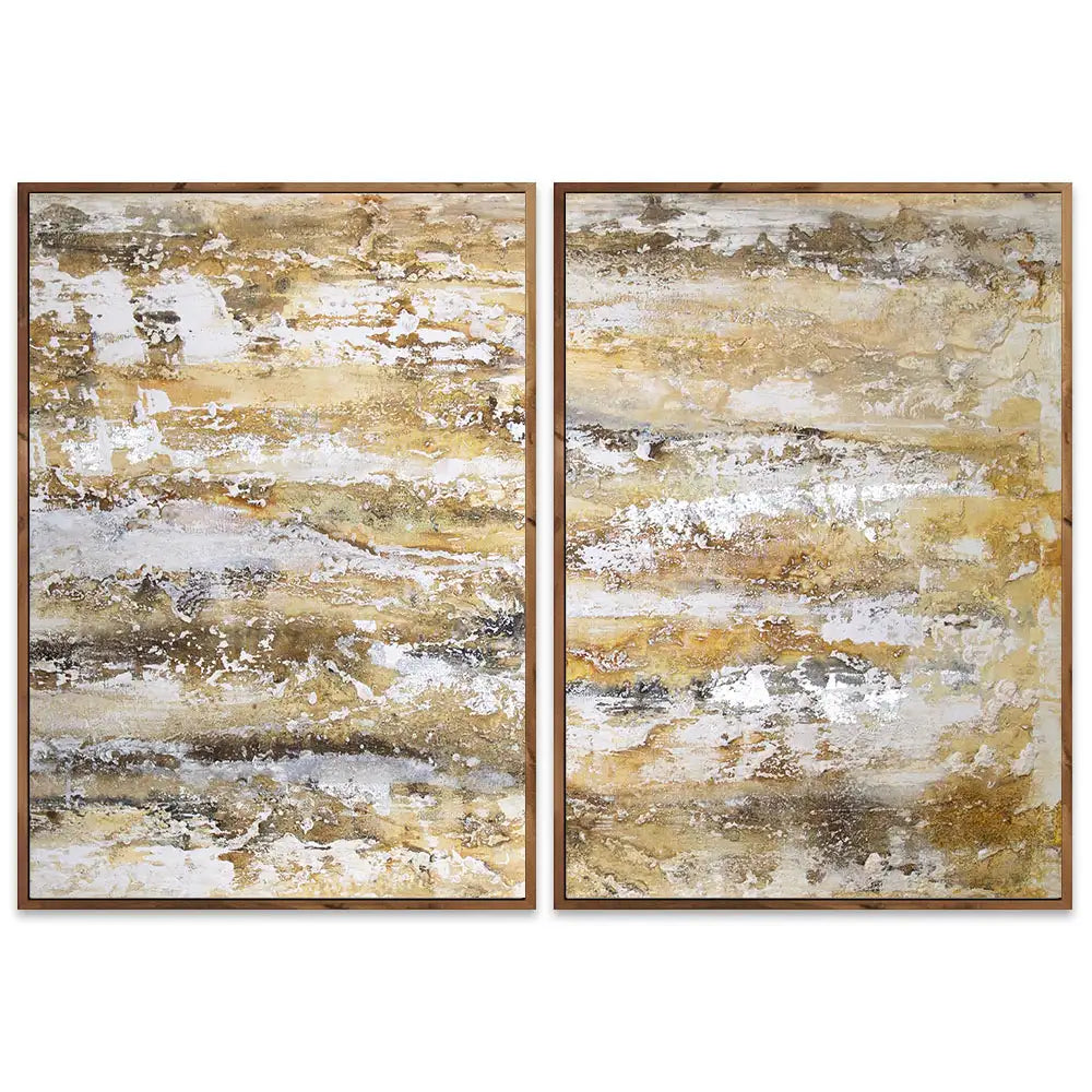 Cuadro abstracto moderno pintado a mano en acrílico