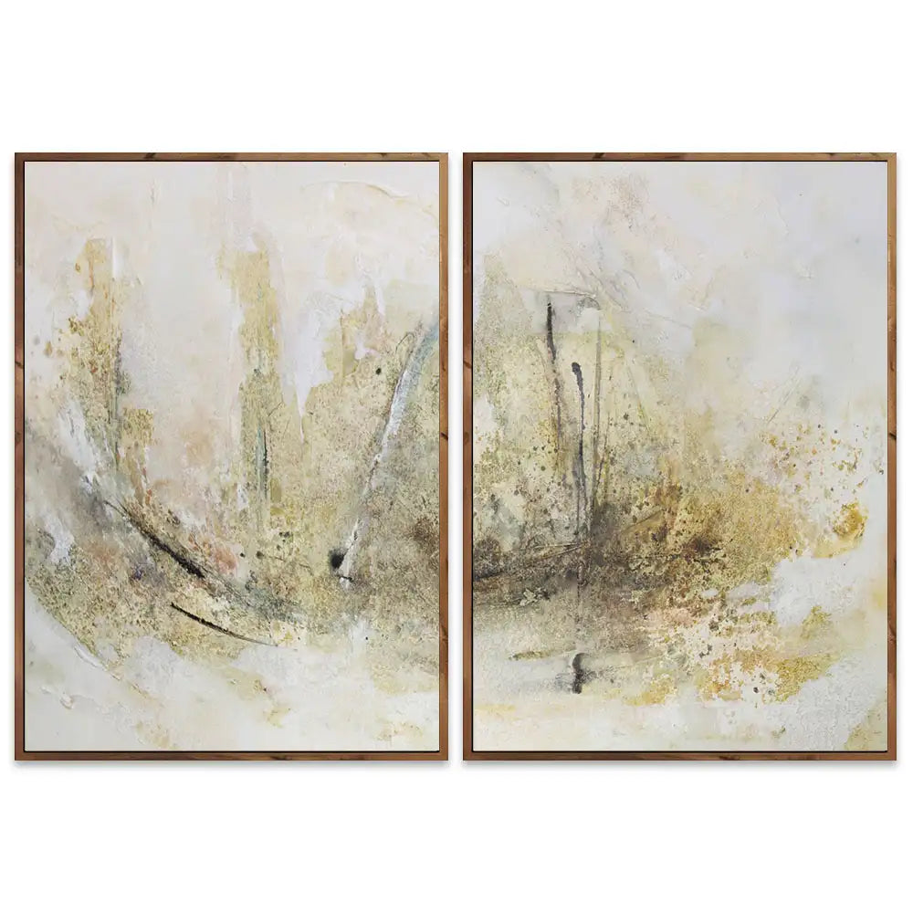 Cuadro abstracto pintado a mano en acrílico | Arte moderno