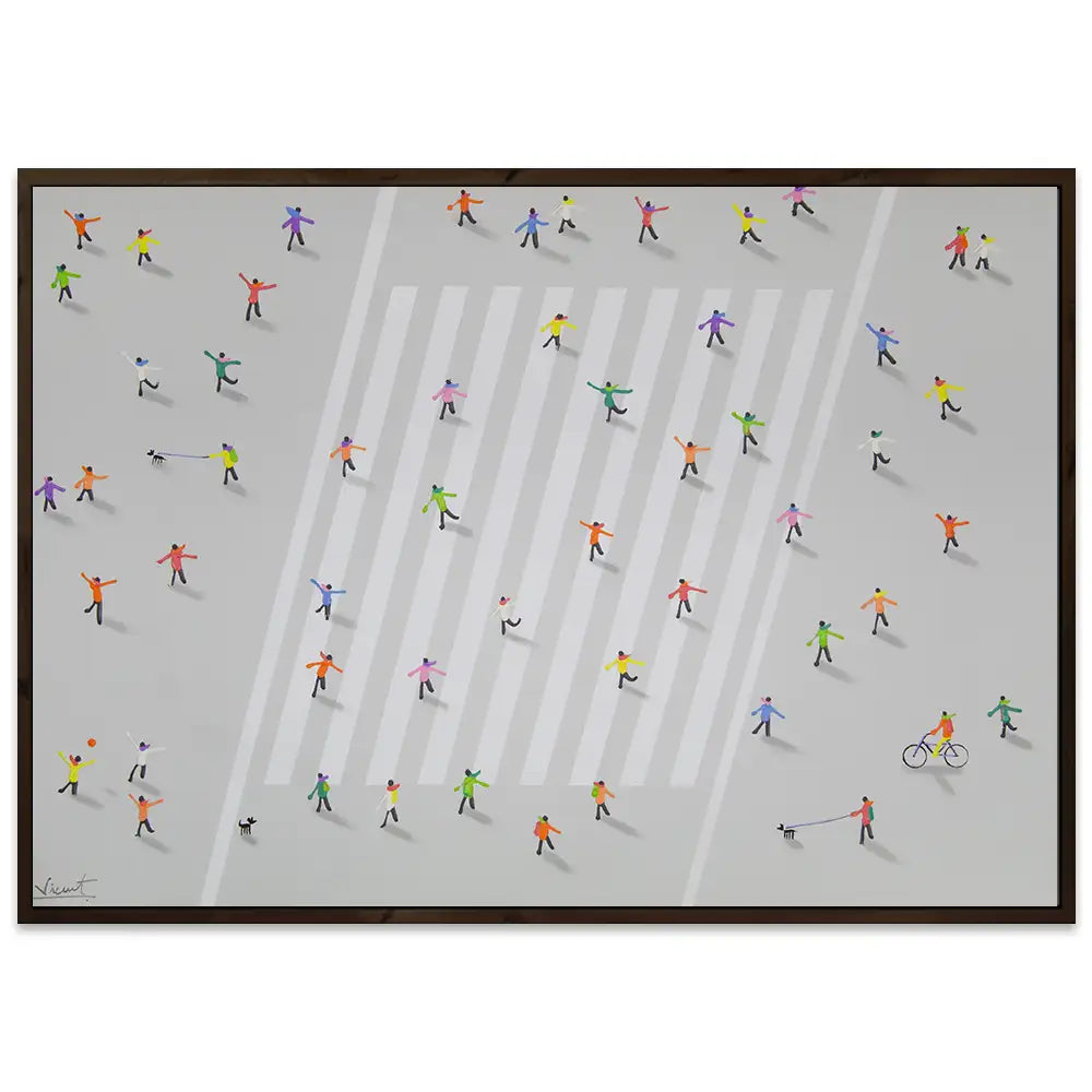 Cuadro persona en movimiento | Pintura abstracta y moderna