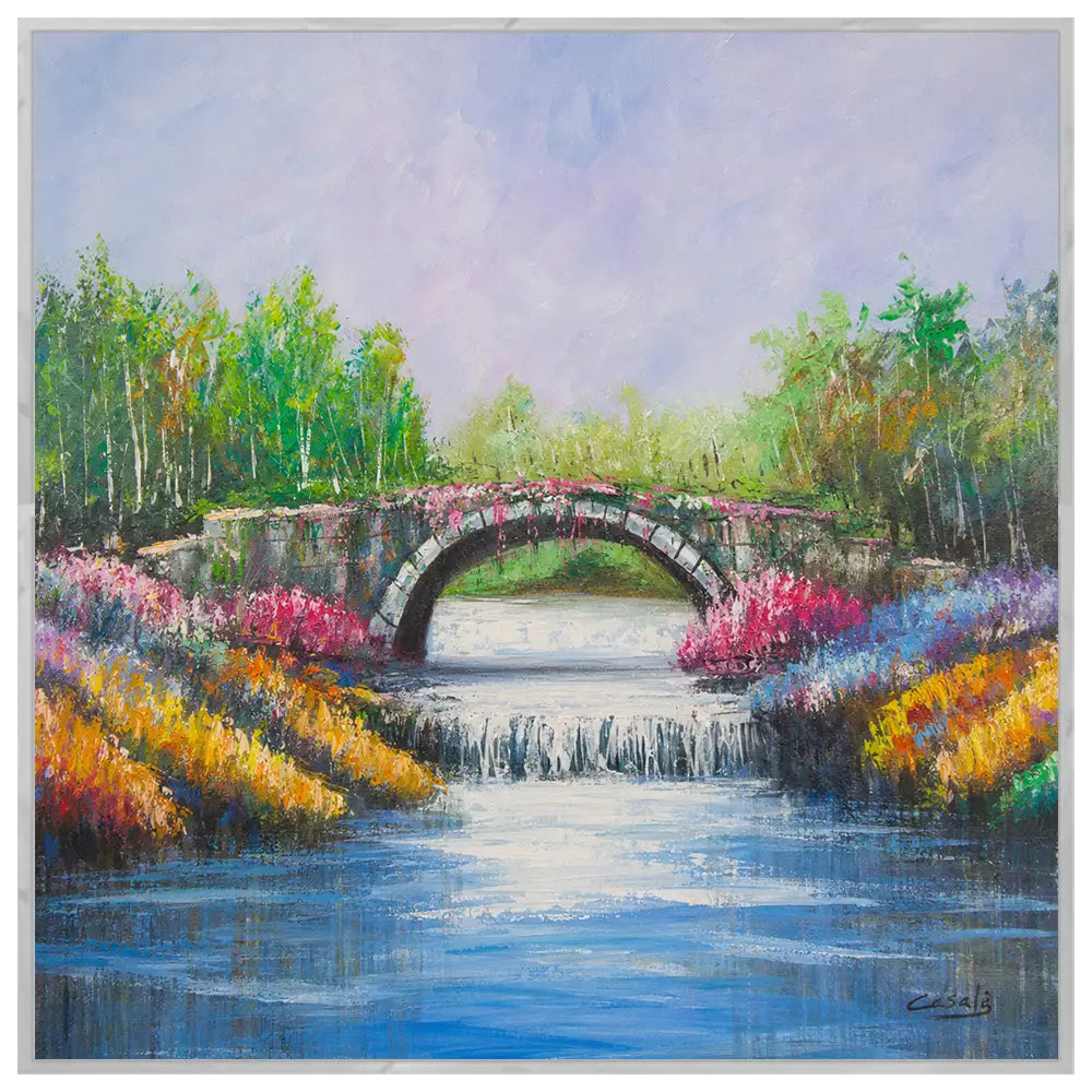 Cuadro de paisaje natural inspirado en la calma del entorno