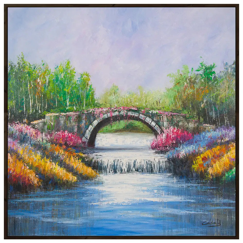 Cuadro de paisaje natural inspirado en la calma del entorno